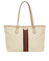 Large Ophidia Tote, &pound;750, Handbags, Cream, Canvas, Back view